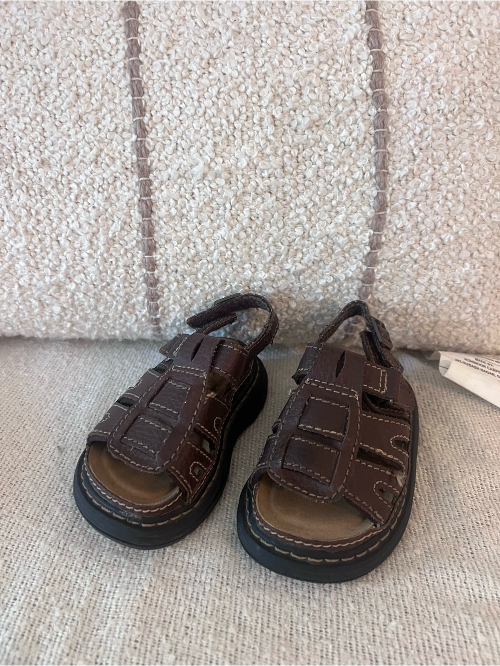 Toddler 5 Sandals| doc marten / McKids vintage brown chunky sandal